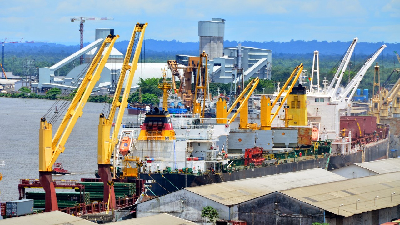 Douala port, Cameroon