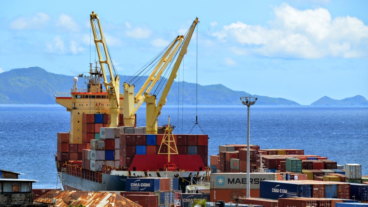 Mutsamudu port, Comoros