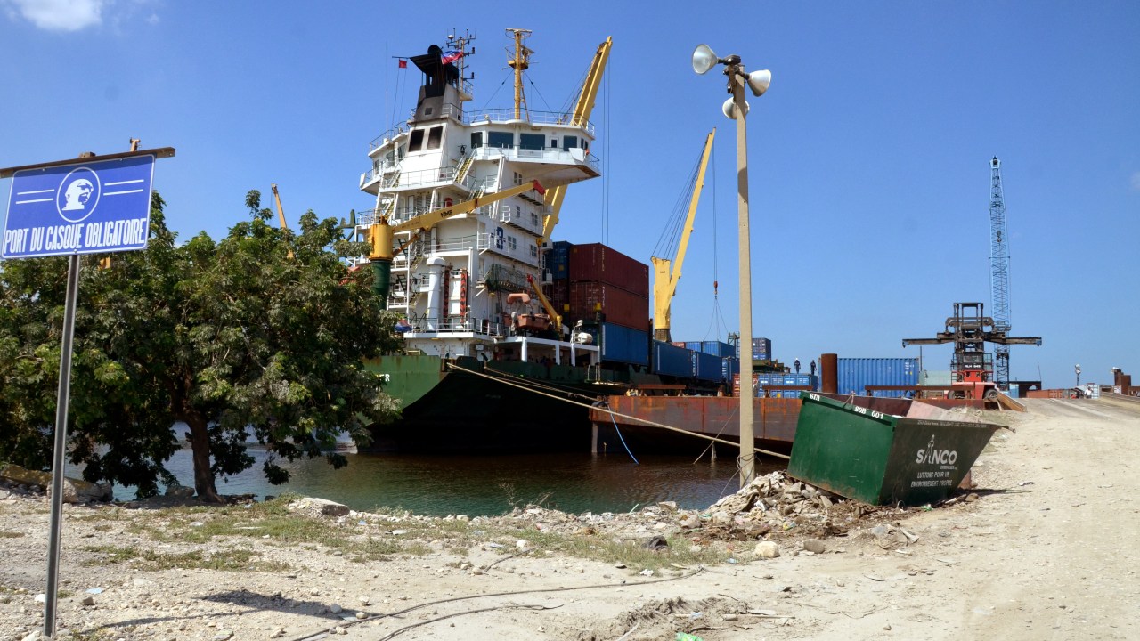 The port of&nbsp;Port-au-Prince