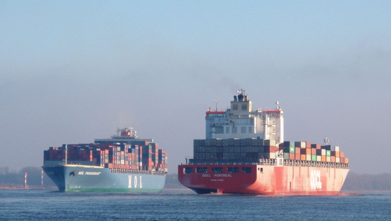 The Elbe in&nbsp;Glückstadt