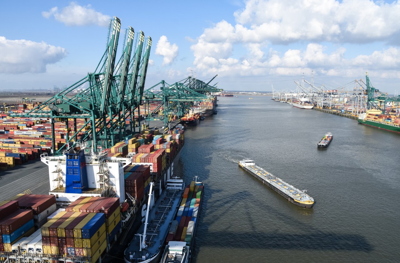 MPET container terminal,&nbsp;Antwerp