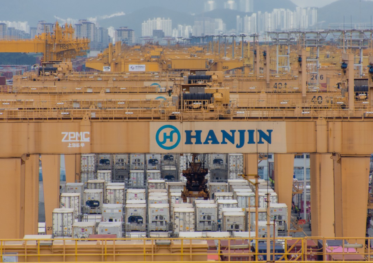 Container terminals in&nbsp;Busan